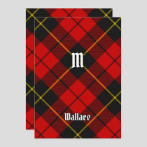 Clan Wallace Tartan Invitation