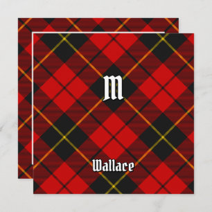 Clan Wallace Tartan Invitation