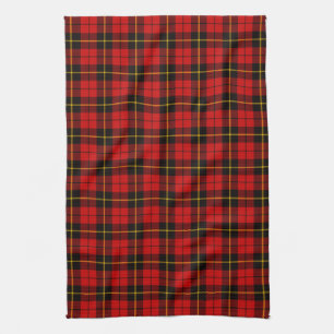 Clan Wallace Tartan Kitchen Towel