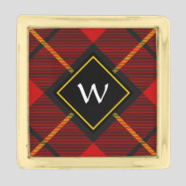 Clan Wallace Tartan Lapel Pin