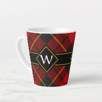Clan Wallace Tartan Latte Mug