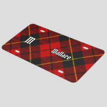 Clan Wallace Tartan License Plate