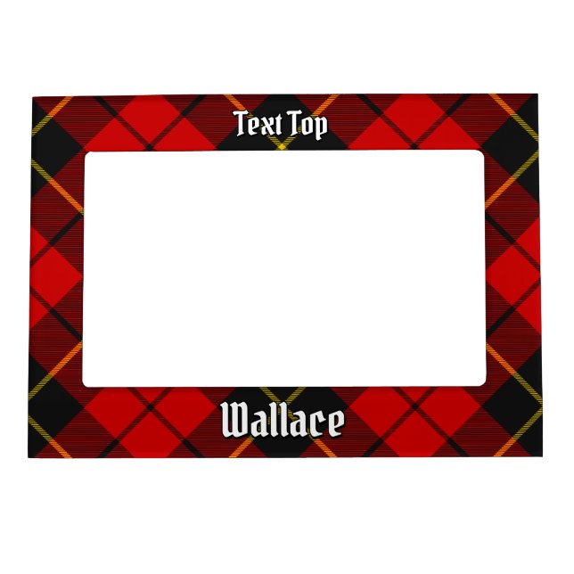 Clan Wallace Tartan Magnetic Frame (Front)