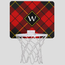 Clan Wallace Tartan Mini Basketball Hoop
