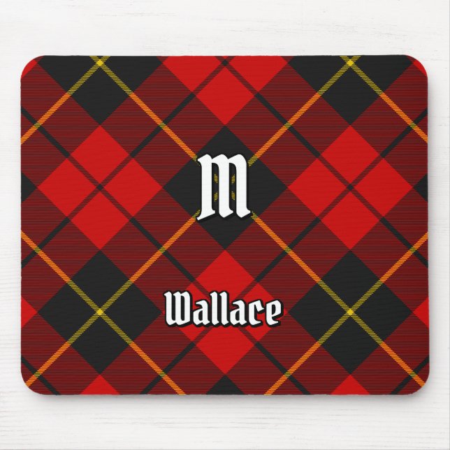 Clan Wallace Tartan Mouse Pad (Front)