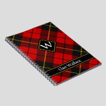 Clan Wallace Tartan Notebook