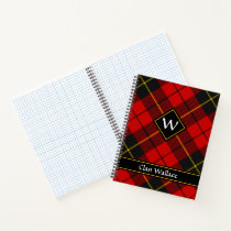 Clan Wallace Tartan Notebook