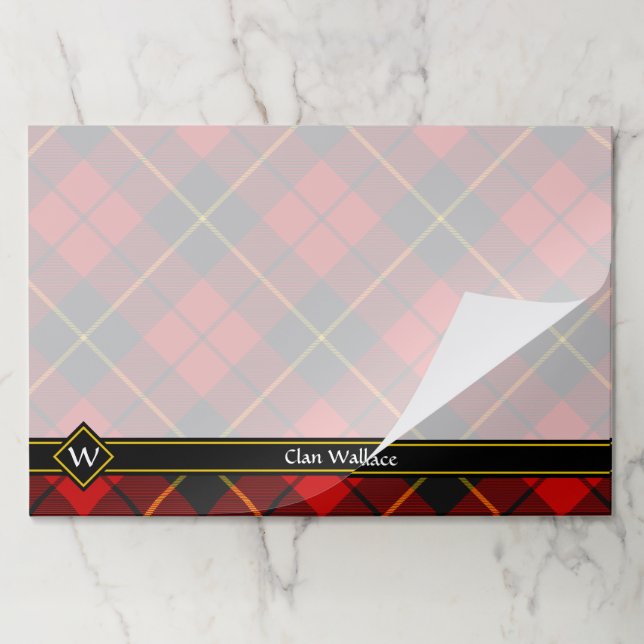 Clan Wallace Tartan Paper Pad (Folded)