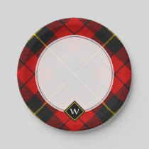 Clan Wallace Tartan Paper Plates