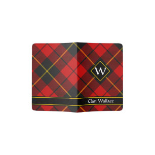 Clan Wallace Tartan Passport Holder