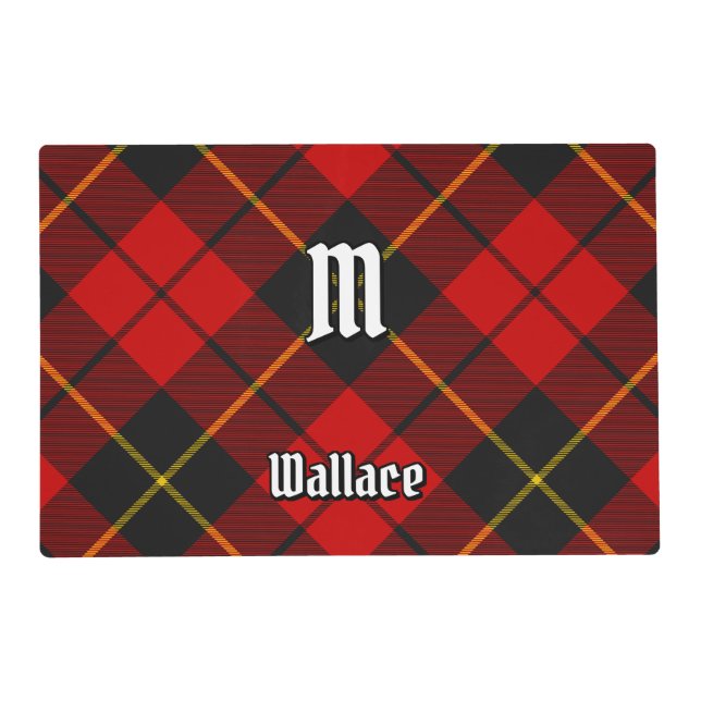 Clan Wallace Tartan Placemat (Front)