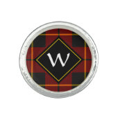 Clan Wallace Tartan Ring (Front)