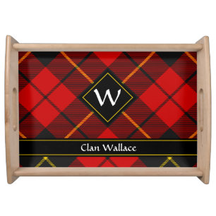 Clan Wallace Tartan Serving Tray