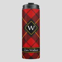 Clan Wallace Tartan Thermal Tumbler