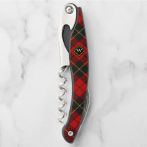 Clan Wallace Tartan Waiter's Corkscrew