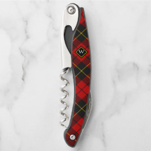 Clan Wallace Tartan Waiter's Corkscrew
