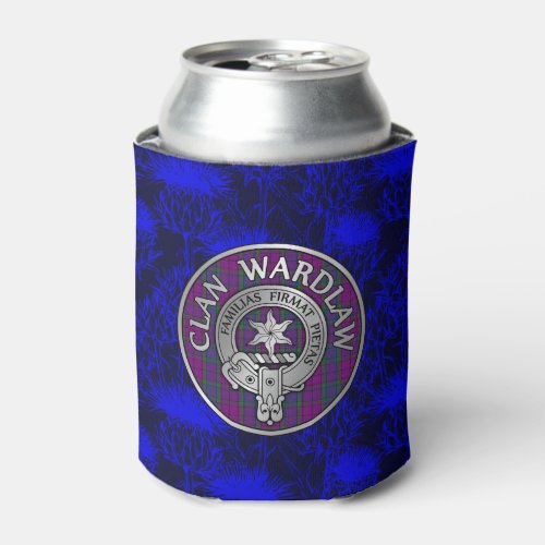 Clan Wardlaw Crest  Tartan Can Cooler