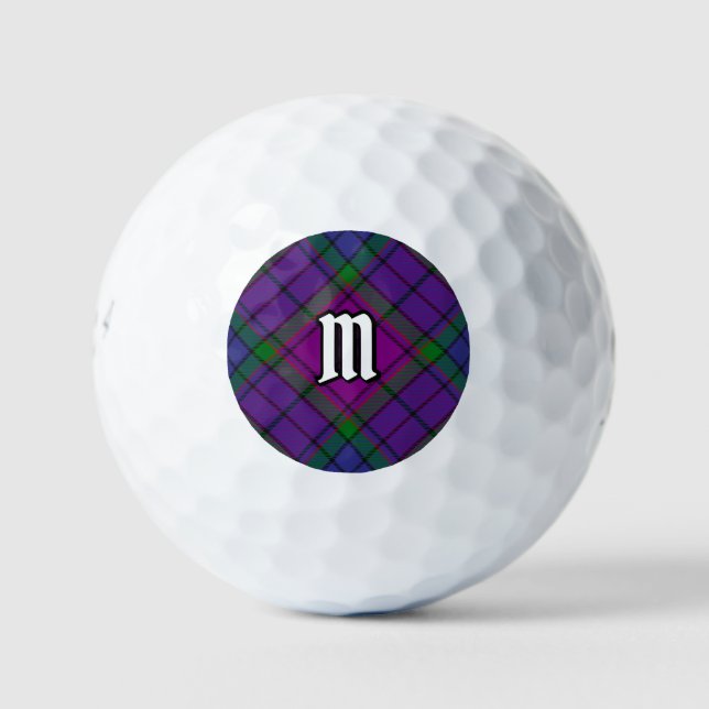 Clan Wardlaw Tartan Golf Balls (Front)
