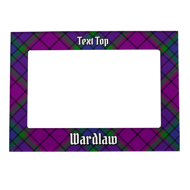 Clan Wardlaw Tartan Magnetic Frame (Front)