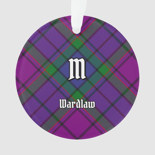 Clan Wardlaw Tartan Ornament (Front)