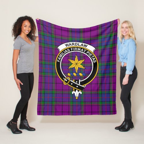 Clan Wardlaw Tartan Plaid Fleece Blanket