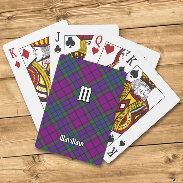 Clan Wardlaw Tartan Poker Cards (Creator Uploaded)