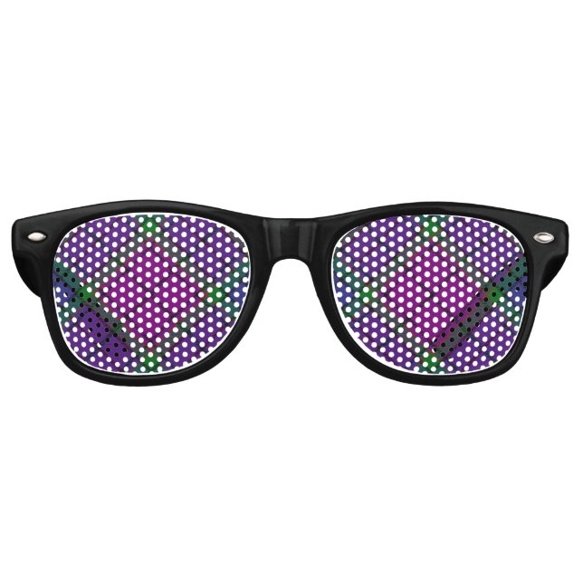 Clan Wardlaw Tartan Retro Sunglasses (Front)