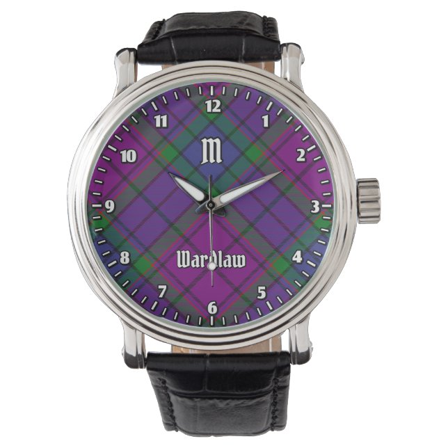 Clan Wardlaw Tartan Watch (Front)