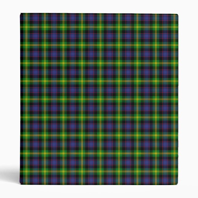 Clan Watson Tartan 3 Ring Binder (Front)