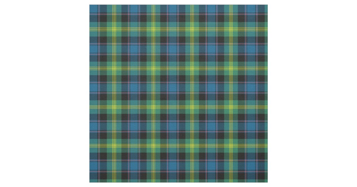 Clan Watson Tartan Fabric | Zazzle