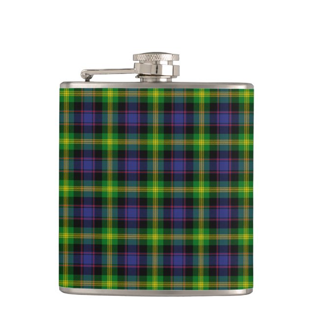 Clan Watson Tartan Flask (Front)