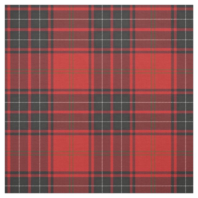 Clan Wemyss Scottish Tartan Plaid Fabric (Swatch)