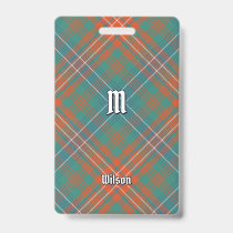 Clan Wilson Ancient Tartan Badge