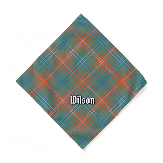 Clan Wilson Ancient Tartan Bandana (Front)