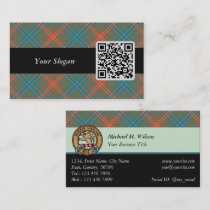 Clan Wilson Ancient Tartan Business Card