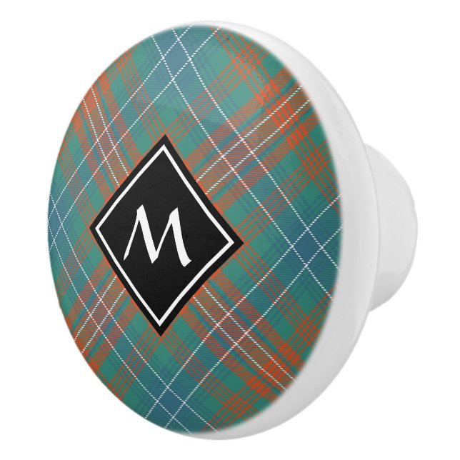 Clan Wilson Ancient Tartan Ceramic Knob (Right)
