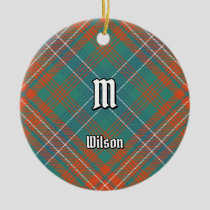 Clan Wilson Ancient Tartan Ceramic Ornament