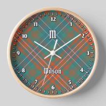 Clan Wilson Ancient Tartan Clock
