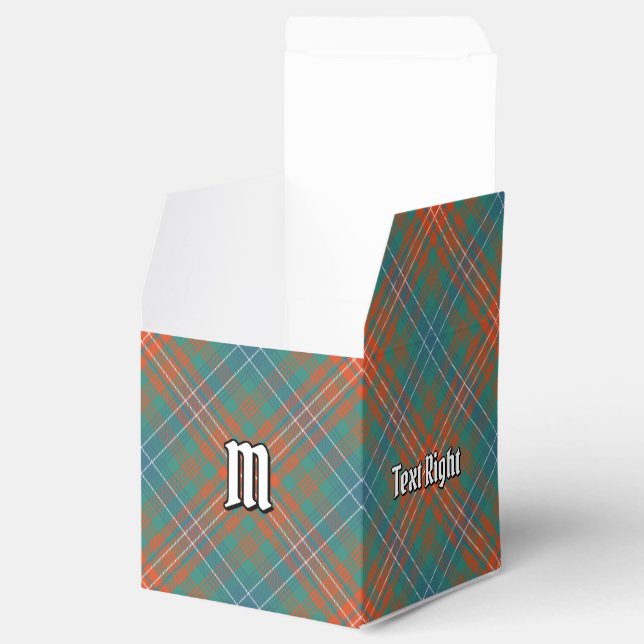 Clan Wilson Ancient Tartan Favor Boxes (Opened)