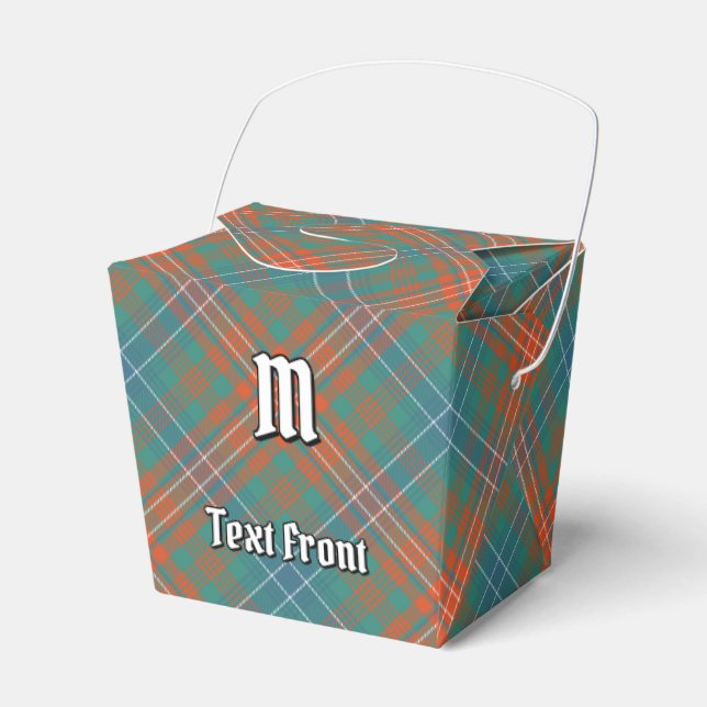 Clan Wilson Ancient Tartan Favor Boxes (Front Side)