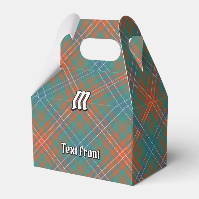 Clan Wilson Ancient Tartan Favor Boxes (Front Side)