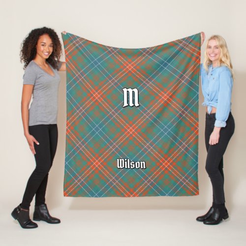 Clan Wilson Ancient Tartan Fleece Blanket