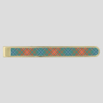 Clan Wilson Ancient Tartan Gold Finish Tie Bar