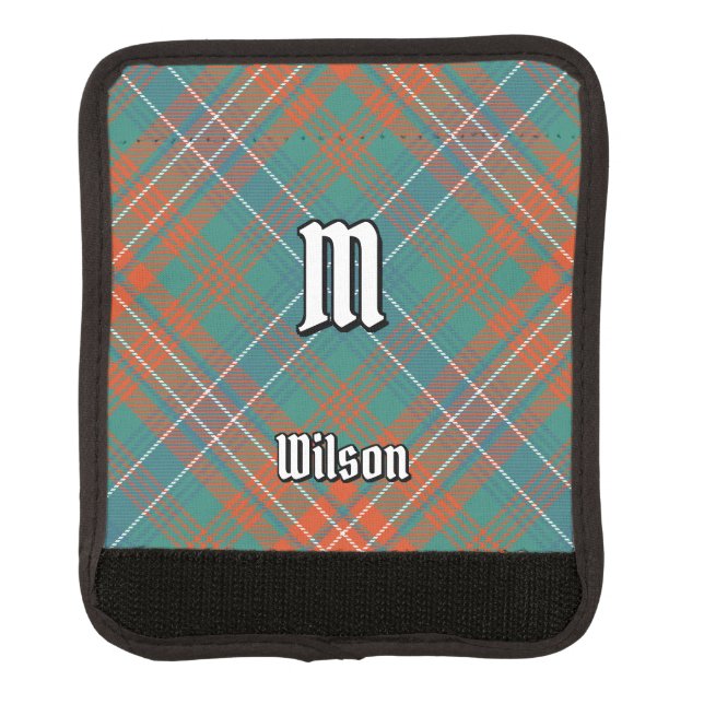 Clan Wilson Ancient Tartan Luggage Handle Wrap (Front)