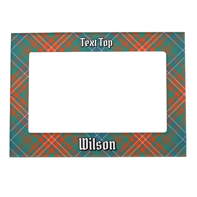 Clan Wilson Ancient Tartan Magnetic Frame (Front)