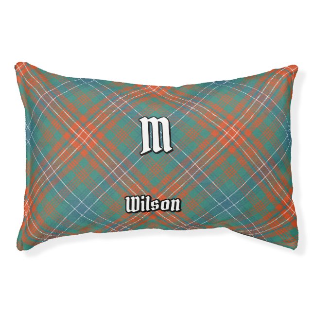 Clan Wilson Ancient Tartan Pet Bed (Front)