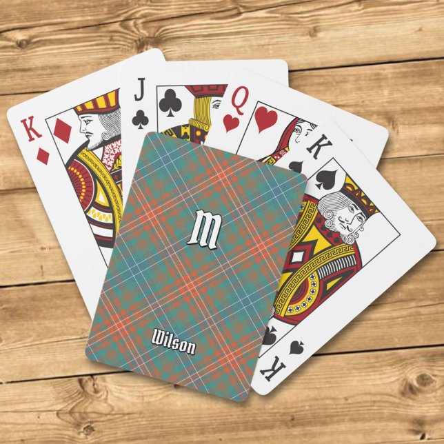 Clan Wilson Ancient Tartan Poker Cards (Creator Uploaded)