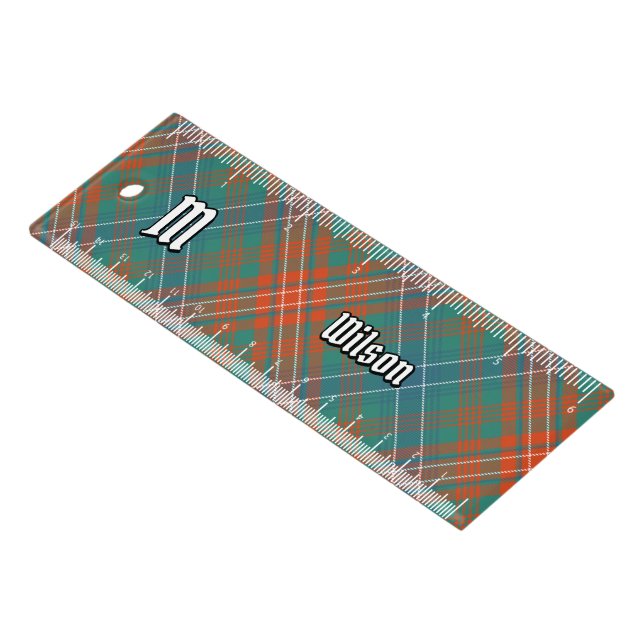 Clan Wilson Ancient Tartan Ruler (Angled)