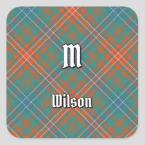 Clan Wilson Ancient Tartan Square Sticker
