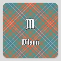 Clan Wilson Ancient Tartan Square Sticker